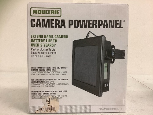 Moultrie Camera Power Panel, E-Commerce Return, Sold as is - Lot 460