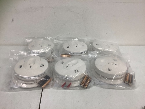 Lot of (6) Kidde Carbon Monoxide Alarms, E-Commerce return, Sold as is - Lot 476B