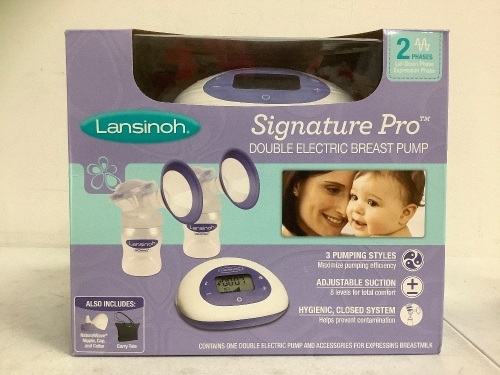 Lansinoh Double Electric Breast Pump, New - Lot 486