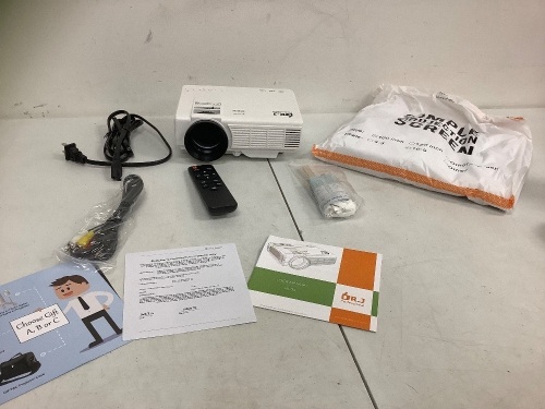 Dr. J Mini Projector, Powers Up, E-Commerce Return, Sold as is - Lot 520