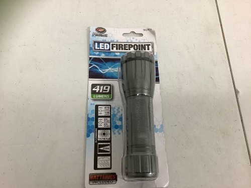 LED Firepoint Flashlight, Powers up, E-Commerce Return, Sold as is - Lot 543