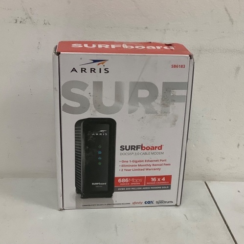 Arris Surfboard Modem, E-Commerce Return, Sold as is - Lot 559