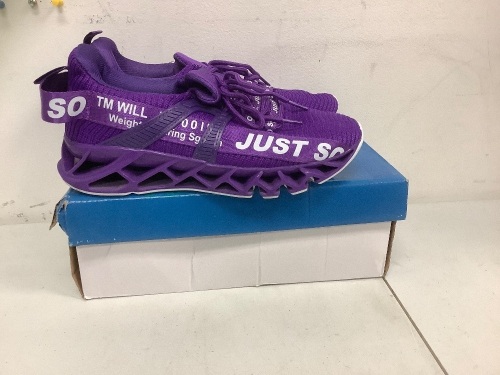 Just So So Purple Tennis Shoes, Size 6.5, Not Sure if Mens or Womens, E-Comm Return - Lot 598