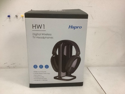 Digital Wireless TV Headphones, E-Comm Return - Lot 608