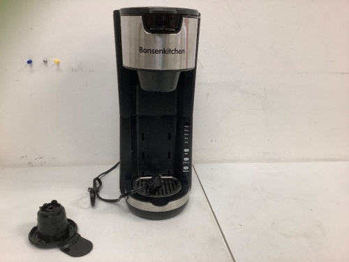 Bonsen Kitchen Coffee Maker, Powers Up, E-Commerce Return, Sold as is - Lot 613