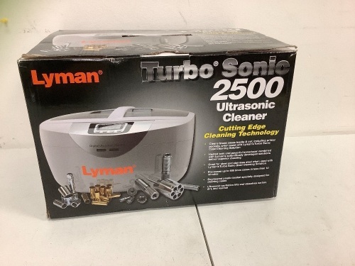 Lyman Ultrasonic Cleaner, Powers Up, E-Commerce Return, Sold as is - Lot 633