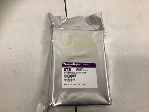 Western Digital 8TB Surveillance Hard Drive, E-Commerce Return, Sold as is - Lot 645