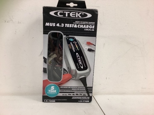 Ctek Battery Charger, Missing a Cord, E-Commerce Return, Sold as is - Lot 657