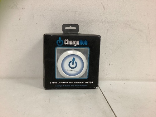 ChargeHub 7 Port USB Charging Station, E-Commerce Return, Sold as is - Lot 676