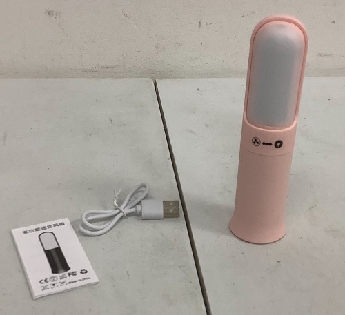 Pocket Fan w/ Light, E-Commerce Return, Sold as is - Lot 709