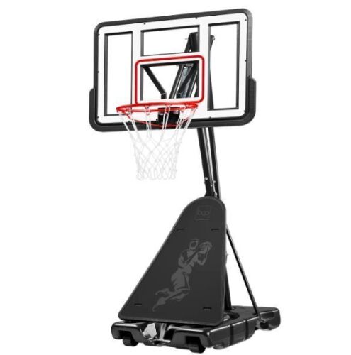 Adjustable 4.4-10ft Basketball Hoop, w/ Shatterproof Backboard, Ball Return - Lot 91