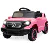 6V Kids Ride-On Car Truck Toy w/ RC Parent Control, 3 Speeds, Lights, Horn - Thumbnail 1