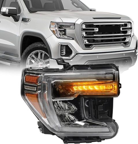 Passenger Side Headlight Assembly for GMC Sierra 1500 2019-2022 - Lot 377