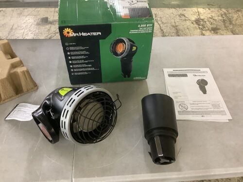 Mr. Heater 4,000 BTU Radiant Propane Outdoor Golf Cart Heater - Lot 417JF