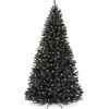 6' Pre-Lit Artificial Black Spruce Christmas Tree, w/Easy Assembly - Thumbnail 1