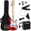Kids Electric Guitar Beginner Starter Kit w/ 5W Amplifier - 30 in - Thumbnail 1