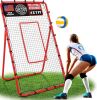 Volleyball Baseball Rebounder, 6-Angle Adjustable 4x7 FT - Thumbnail 1