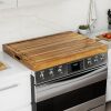 Noodle Board Stove Cover with Handles - Thumbnail 1
