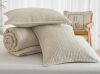 PHF Soft Waffle Comforter Set Queen Size, 3pc, Natural/Linen - Thumbnail 1