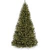 7.5' Pre-Lit Artificial Green Spruce Christmas Tree, w/Easy Assembly - Thumbnail 1