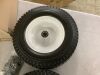 13x5.00-6 Flat Free Tires with 3" Centered Hub, 2 Pack - Thumbnail 2