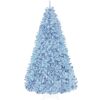 6' Artificial Baby Blue Christmas Tree, Unlit Pine Design w/Easy Assembly - Thumbnail 1