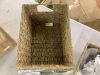 Set of 4 Seagrass Storage Tote Baskets, Laundry Organizer w/ Insert Handles - Thumbnail 5
