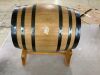1 Gallon Oak Aging Barrel with Stand- Missing Bung and Spigot - Thumbnail 1