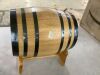 1 Gallon Oak Aging Barrel with Stand- Missing Bung and Spigot - Thumbnail 3