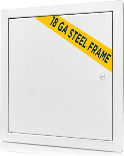 BOZZON Metal Access Panel for Drywall with Screwdriver Latch - 12 x 12 inch - Lot 690