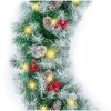 9Ft Pre-Lit Christmas Garland W/ 2-In-1 Led Lights - Thumbnail 1