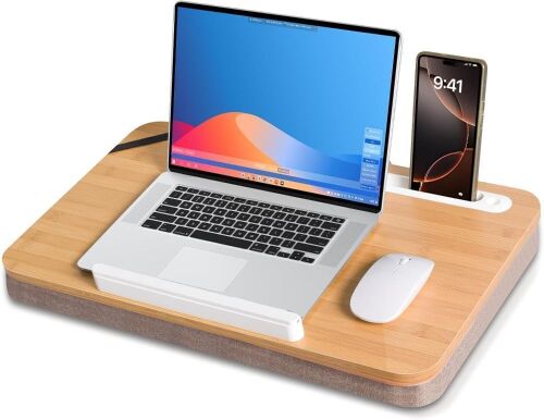 Portable Bamboo Lap Desk Tray - Lot 753