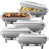 9QT 5 Pack Chafing Dishes for Buffet - Thumbnail 1