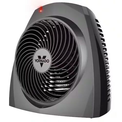 Vornado VH200 1500-Watt Electric Portable Space Heater, Whole Room Vortex Heat Circulation, Charcoal - Lot 606JF