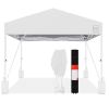 One-Person Setup Instant Pop Up Canopy w/ Case, 4 Weight Bags - 10x10ft - Thumbnail 1