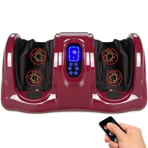 Therapeutic Foot Massager w/ High Intensity Rollers, Remote, 3 Modes - Lot 209