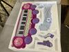 37-Key Kids Electric Keyboard w/ Microphone, Stool - Thumbnail 3