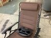 Oversized Padded Zero Gravity Chair, Folding Recliner w/ Headrest, Side Tray - Thumbnail 2