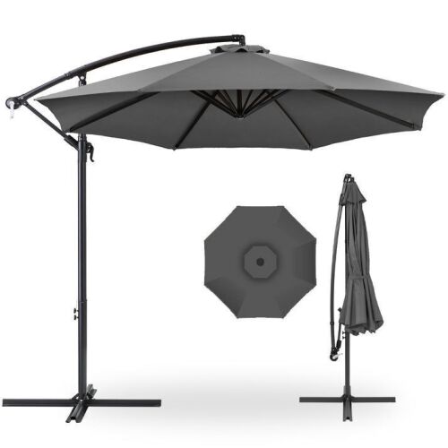 Offset Hanging Patio Umbrella - 10ft - Lot 203