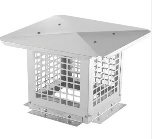 VEVOR Chimney Cap 9 in. x 9 in. 304 Stainless Steel - Lot 808JF