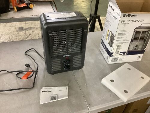 WeWarm Deluxe Milkhouse Utility Heater - Missing Handle - Lot 814JF
