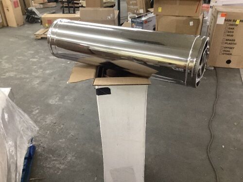 DuraVent DuraPlus All-Fuel Chimney 6in. X 36in. Diameter Chimney Pipe - Dented - Lot 830JF