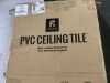 Smooth Black Drop PVC Ceiling Tile 2ft x 4ft, 10 Tiles - Thumbnail 2