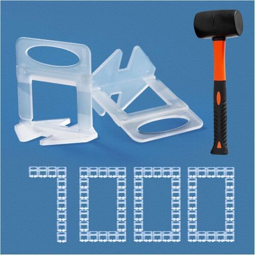 Tile Leveling System 1/8" Spacers 7000 Pcs - Lot 641