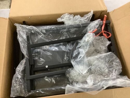 2 Drawer Nightstand with Fabric Drawers - Lot 642