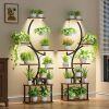 8 Tiered Large S-Shape Plant Stand - Thumbnail 1