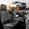 Premium Leather Seat Covers for Tacoma, F150, F250, F350, Ram 1500, Silverado 1500 - Thumbnail 1
