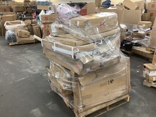Salvage Pallet. Items Will Be Damaged and Incomplete. - Lot 852
