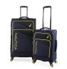 Nautica Emry 2-pcs Softside Luggage Set - Navy/Yellow - Thumbnail 1