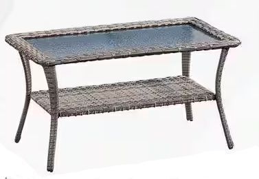 Patio Coffee Table, Grey - Lot 895JF
